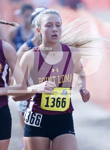 Thumbnail 2 in CIF State Cross Country Championships (Girls D2 Race) photogallery.