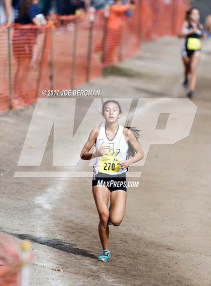 Thumbnail 2 in CIF State Cross Country Championships (Girls D2 Race) photogallery.