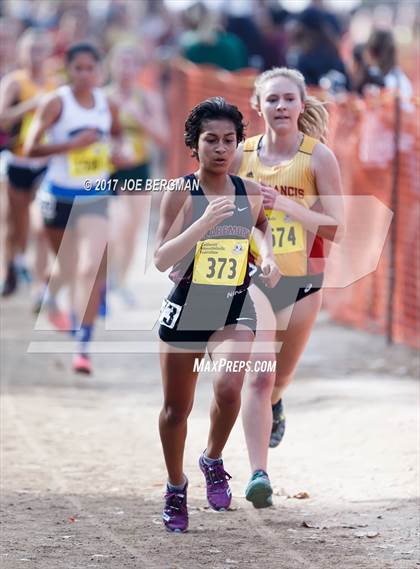 Thumbnail 3 in CIF State Cross Country Championships (Girls D2 Race) photogallery.