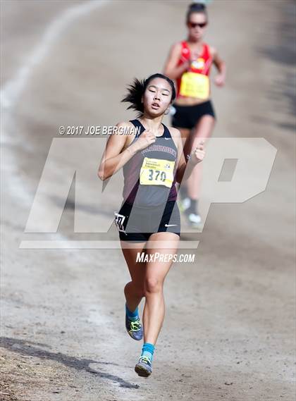 Thumbnail 1 in CIF State Cross Country Championships (Girls D2 Race) photogallery.