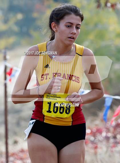 Thumbnail 2 in CIF State Cross Country Championships (Girls D2 Race) photogallery.