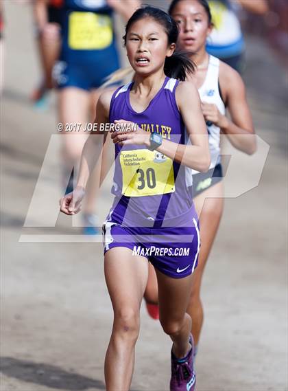 Thumbnail 1 in CIF State Cross Country Championships (Girls D2 Race) photogallery.