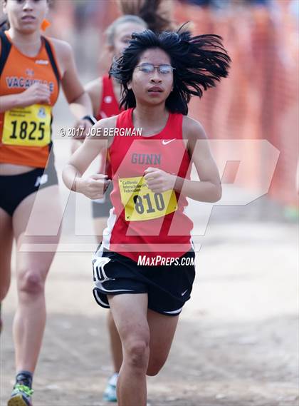Thumbnail 3 in CIF State Cross Country Championships (Girls D2 Race) photogallery.