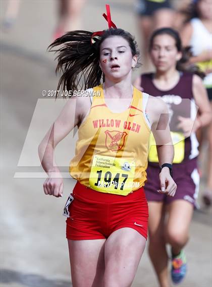 Thumbnail 2 in CIF State Cross Country Championships (Girls D2 Race) photogallery.