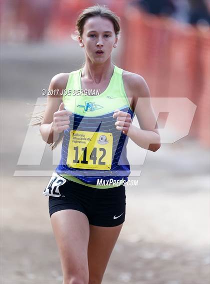 Thumbnail 3 in CIF State Cross Country Championships (Girls D2 Race) photogallery.