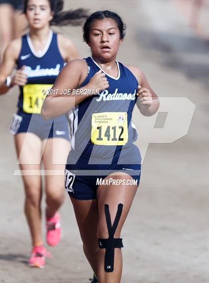 Thumbnail 2 in CIF State Cross Country Championships (Girls D2 Race) photogallery.