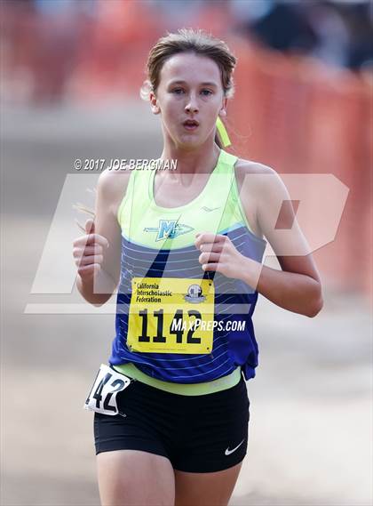Thumbnail 1 in CIF State Cross Country Championships (Girls D2 Race) photogallery.