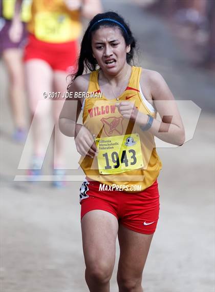 Thumbnail 1 in CIF State Cross Country Championships (Girls D2 Race) photogallery.