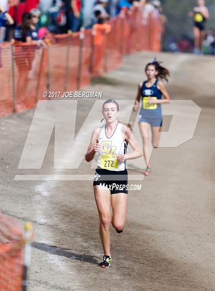 Thumbnail 2 in CIF State Cross Country Championships (Girls D2 Race) photogallery.