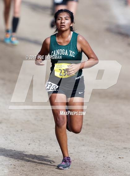 Thumbnail 3 in CIF State Cross Country Championships (Girls D2 Race) photogallery.