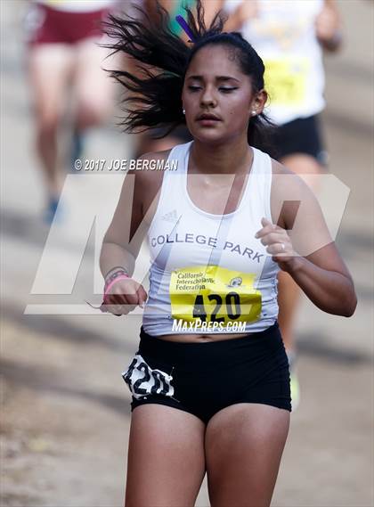 Thumbnail 1 in CIF State Cross Country Championships (Girls D2 Race) photogallery.