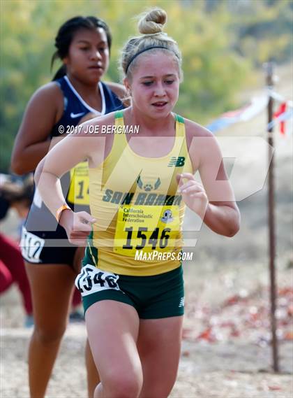 Thumbnail 1 in CIF State Cross Country Championships (Girls D2 Race) photogallery.