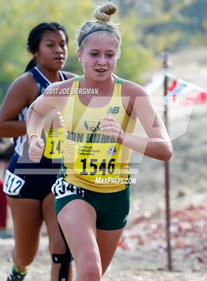 Thumbnail 2 in CIF State Cross Country Championships (Girls D2 Race) photogallery.