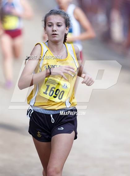Thumbnail 1 in CIF State Cross Country Championships (Girls D2 Race) photogallery.