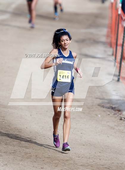 Thumbnail 1 in CIF State Cross Country Championships (Girls D2 Race) photogallery.