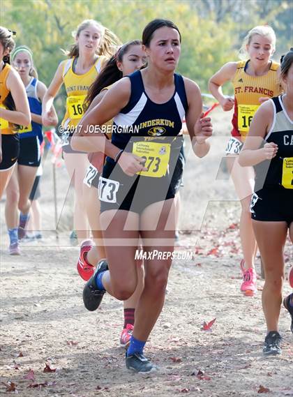 Thumbnail 1 in CIF State Cross Country Championships (Girls D2 Race) photogallery.