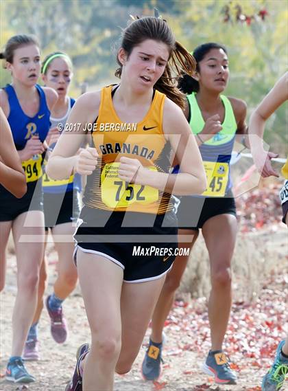Thumbnail 1 in CIF State Cross Country Championships (Girls D2 Race) photogallery.