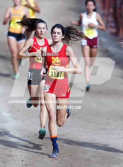 Thumbnail 1 in CIF State Cross Country Championships (Girls D2 Race) photogallery.