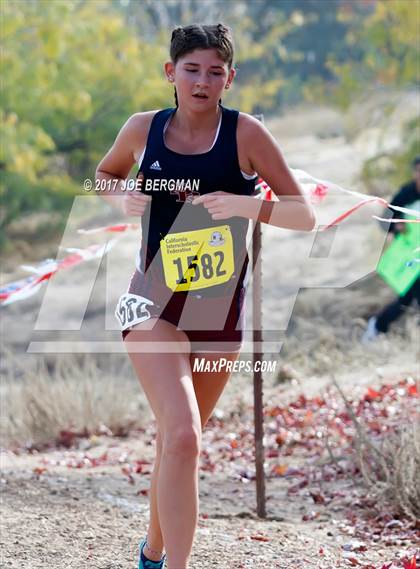 Thumbnail 1 in CIF State Cross Country Championships (Girls D2 Race) photogallery.