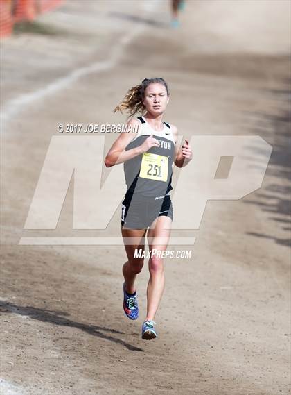 Thumbnail 1 in CIF State Cross Country Championships (Girls D2 Race) photogallery.