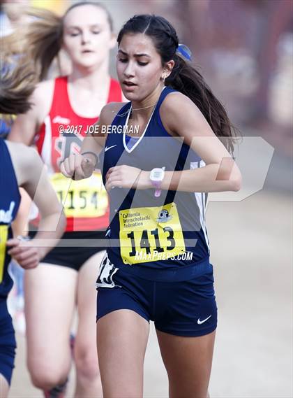 Thumbnail 1 in CIF State Cross Country Championships (Girls D2 Race) photogallery.