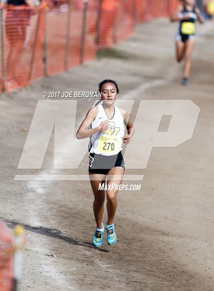 Thumbnail 3 in CIF State Cross Country Championships (Girls D2 Race) photogallery.