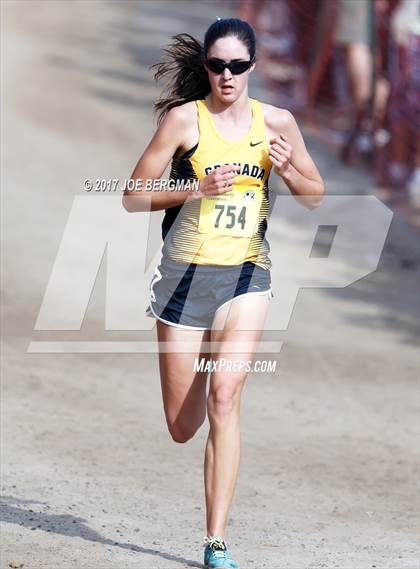 Thumbnail 1 in CIF State Cross Country Championships (Girls D2 Race) photogallery.