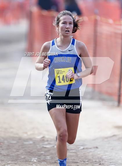 Thumbnail 1 in CIF State Cross Country Championships (Girls D2 Race) photogallery.