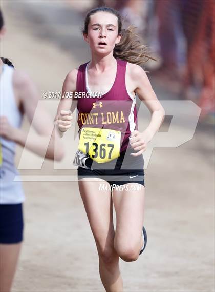Thumbnail 3 in CIF State Cross Country Championships (Girls D2 Race) photogallery.