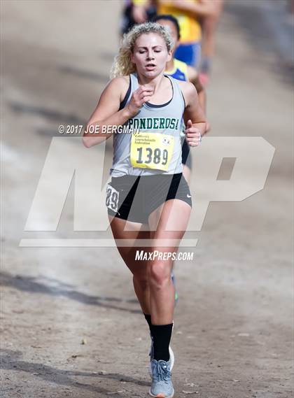 Thumbnail 3 in CIF State Cross Country Championships (Girls D2 Race) photogallery.