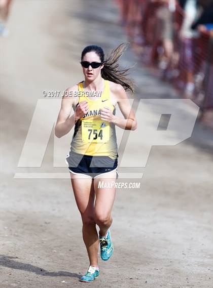 Thumbnail 2 in CIF State Cross Country Championships (Girls D2 Race) photogallery.