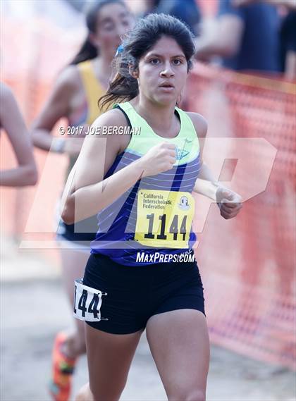 Thumbnail 3 in CIF State Cross Country Championships (Girls D2 Race) photogallery.