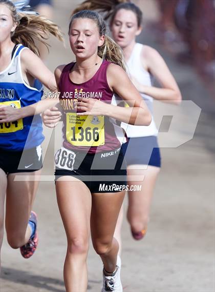 Thumbnail 2 in CIF State Cross Country Championships (Girls D2 Race) photogallery.