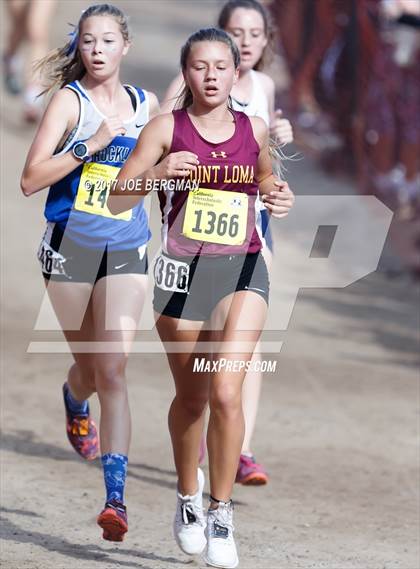 Thumbnail 2 in CIF State Cross Country Championships (Girls D2 Race) photogallery.