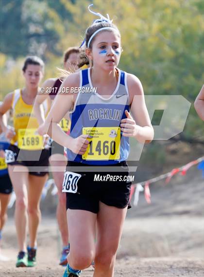 Thumbnail 1 in CIF State Cross Country Championships (Girls D2 Race) photogallery.