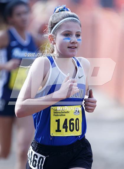 Thumbnail 1 in CIF State Cross Country Championships (Girls D2 Race) photogallery.