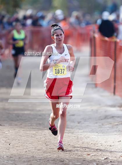 Thumbnail 1 in CIF State Cross Country Championships (Girls D2 Race) photogallery.