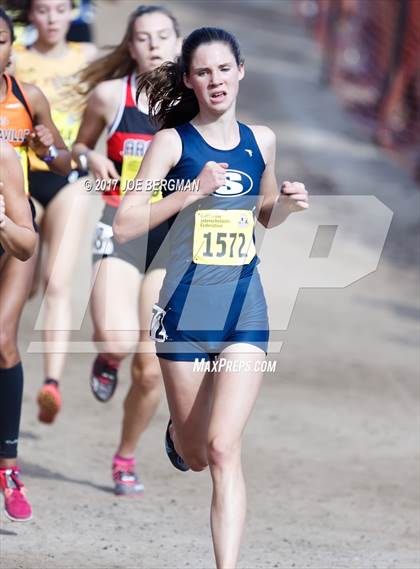 Thumbnail 1 in CIF State Cross Country Championships (Girls D2 Race) photogallery.