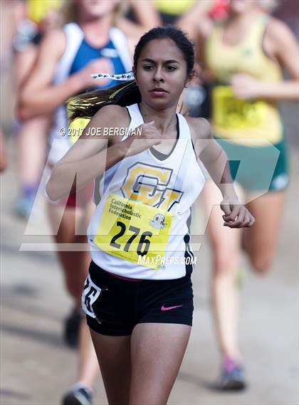 Thumbnail 1 in CIF State Cross Country Championships (Girls D2 Race) photogallery.