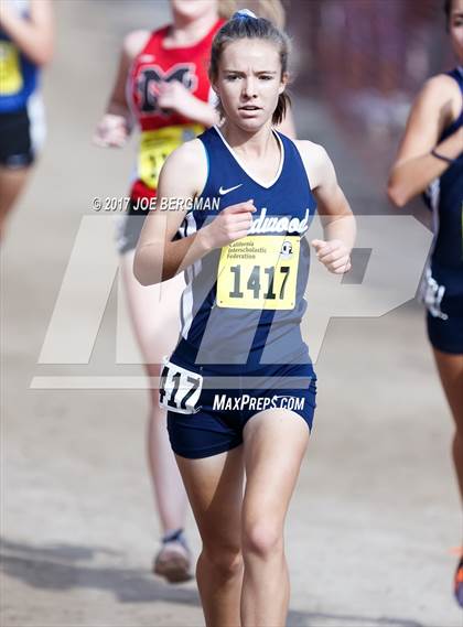 Thumbnail 2 in CIF State Cross Country Championships (Girls D2 Race) photogallery.