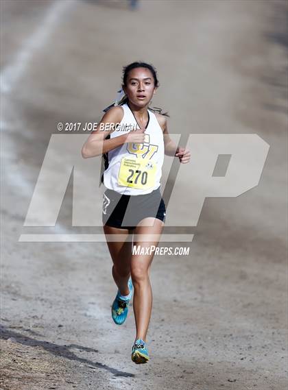 Thumbnail 1 in CIF State Cross Country Championships (Girls D2 Race) photogallery.