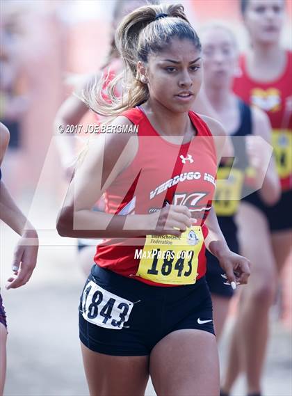 Thumbnail 3 in CIF State Cross Country Championships (Girls D2 Race) photogallery.