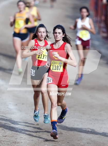 Thumbnail 3 in CIF State Cross Country Championships (Girls D2 Race) photogallery.