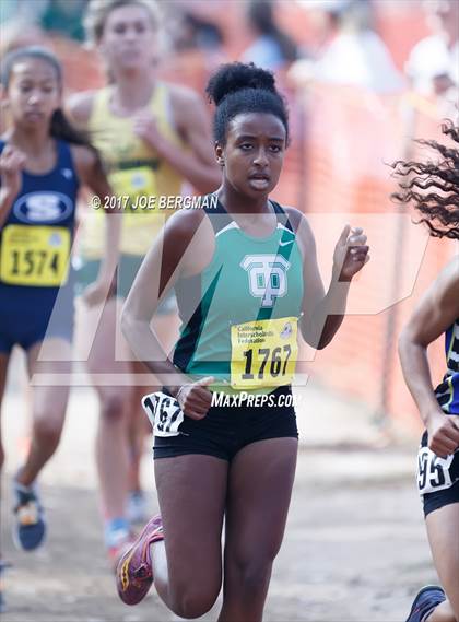 Thumbnail 3 in CIF State Cross Country Championships (Girls D2 Race) photogallery.