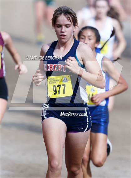 Thumbnail 3 in CIF State Cross Country Championships (Girls D2 Race) photogallery.