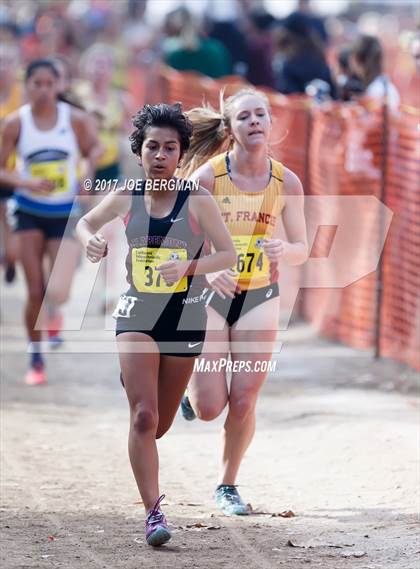 Thumbnail 2 in CIF State Cross Country Championships (Girls D2 Race) photogallery.