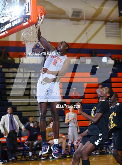 Thumbnail 3 in Findlay Prep vs. Trinity International (Tarkanian Classic) photogallery.