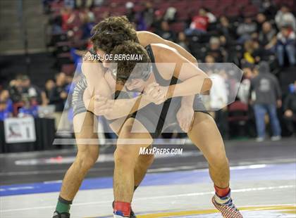Thumbnail 2 in CIF State Boys Wrestling Championships (3rd/4th Place Matches) photogallery.