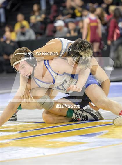 Thumbnail 3 in CIF State Boys Wrestling Championships (3rd/4th Place Matches) photogallery.