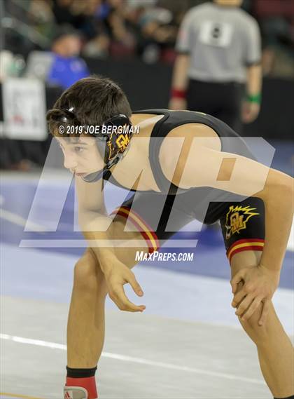 Thumbnail 2 in CIF State Boys Wrestling Championships (3rd/4th Place Matches) photogallery.